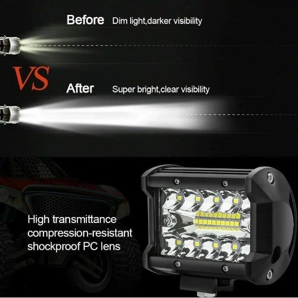Producto - FARO LED AUXILIAR 20 LEDS 60W 12 Y 24V