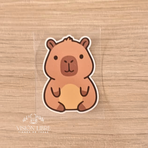 Producto - Stickers Carpincho 6cm - 3