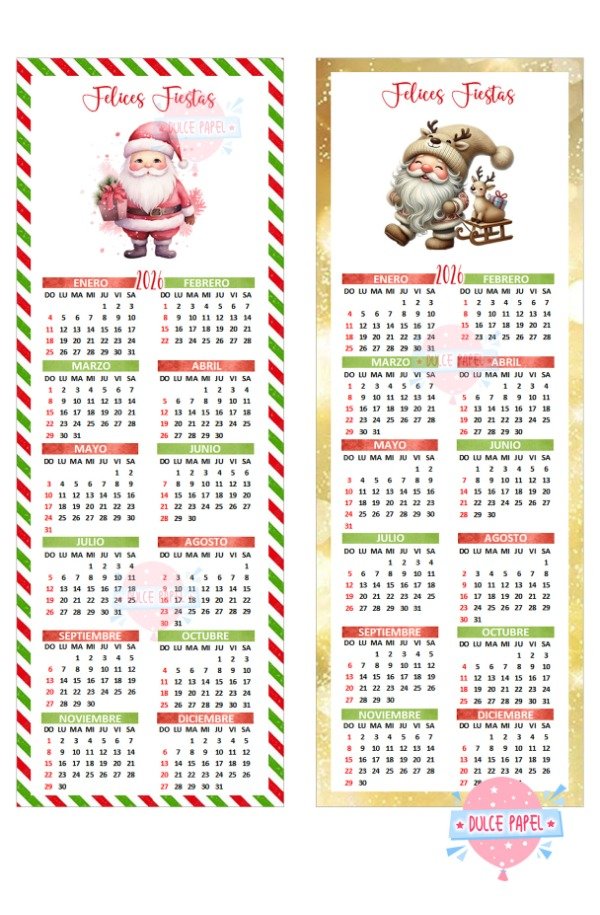 Producto - Calendarios Señaladores