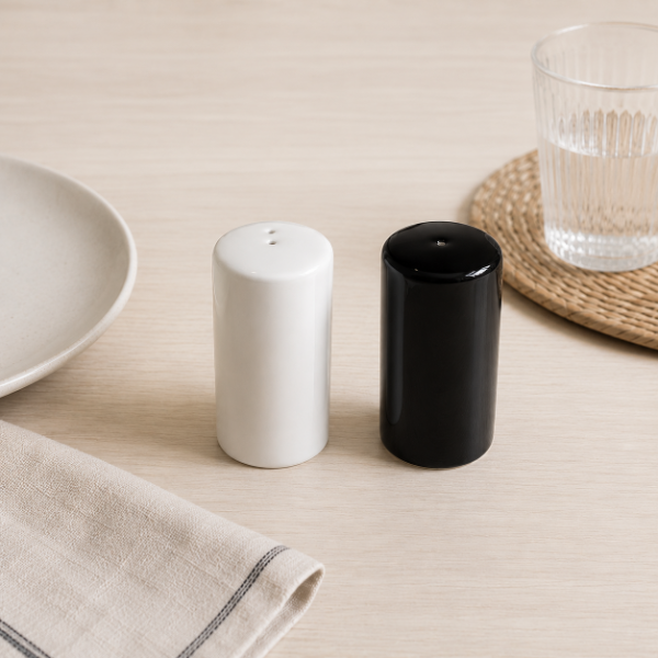 Producto - Salero y pimentero de porcelana