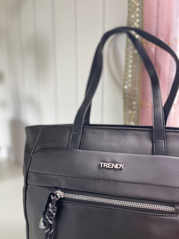 Producto - Bolso Trendy Negro engomado - 2
