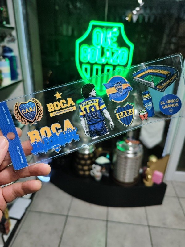 Producto - Stickers Boca Juniors 1Plancha DTF UV
