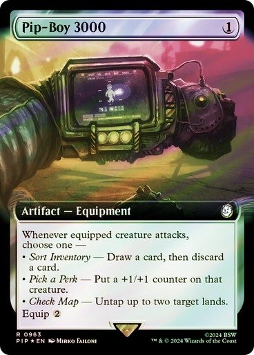 Producto - Pip-Boy 3000 (Extended Art) (Surge Foil)