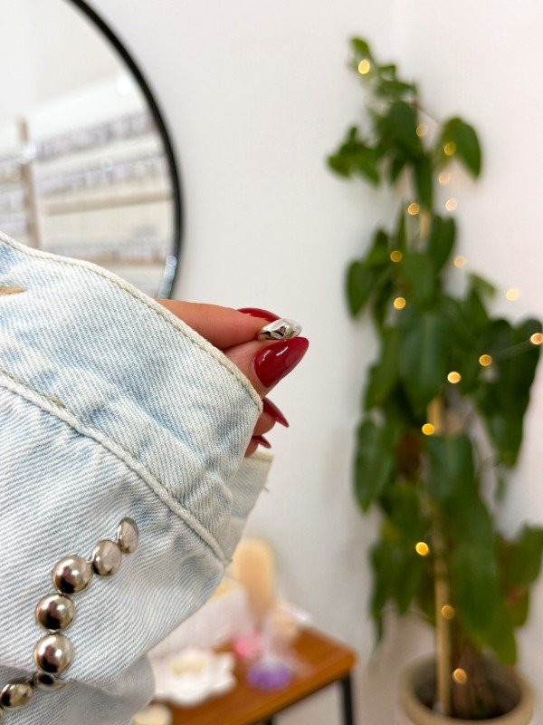 Producto - Ear cuff acero quirúrgico gota irregular