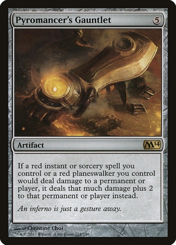 Producto - Pyromancer's Gauntlet #214  Magic 2014 Core Set