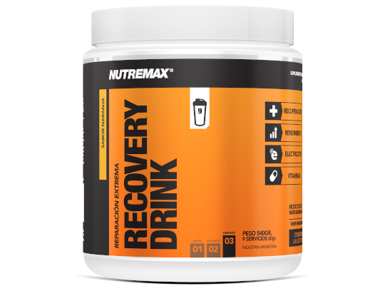 Producto - RECOVERY Drink 540 Grs 4,5 Lts Nutremax Sin Tacc