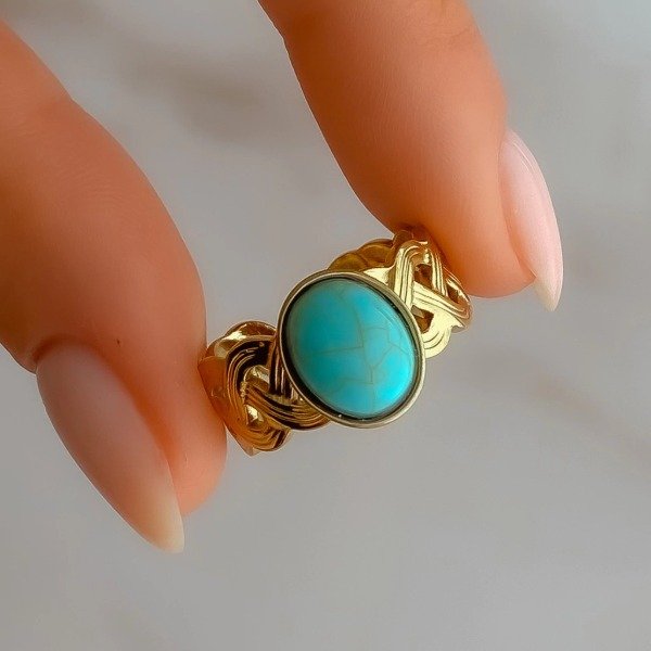 Producto - Anillo Trust Turquesa