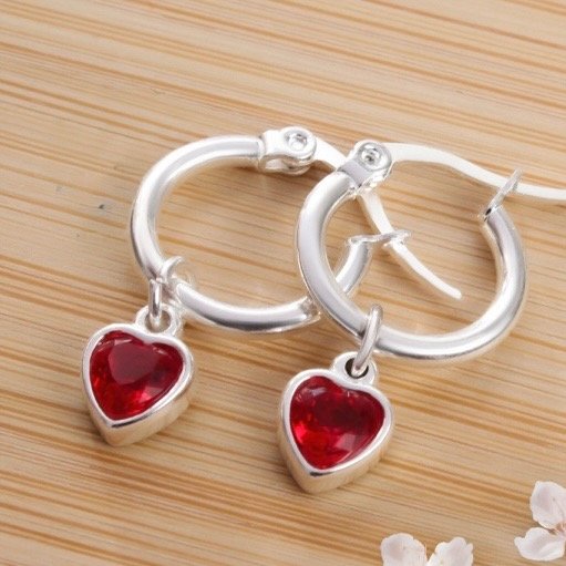 Producto - Ar. Corazon de cristal Rojo