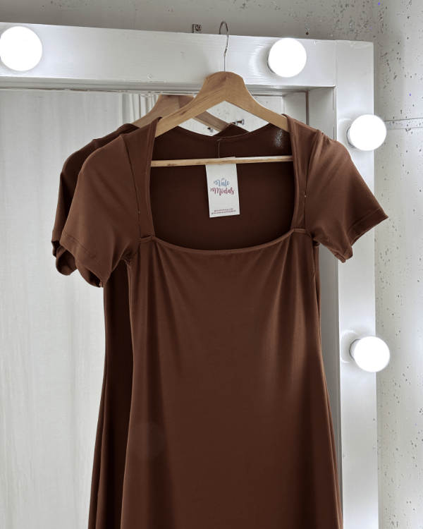 Producto - Vestido Largo Modal Marrón