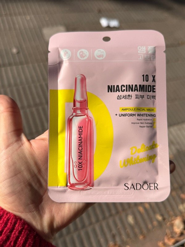 Producto - Mascarilla Sadoer Niacinamida 10