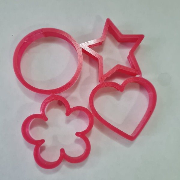 Producto - CORTANTE PLASTICO CORAZON CIRCULO ESTRELLA FLOR