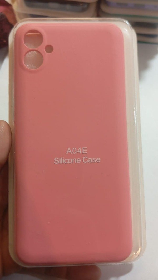 Producto - Funda Silicone Case Rosa para Samsung A04e