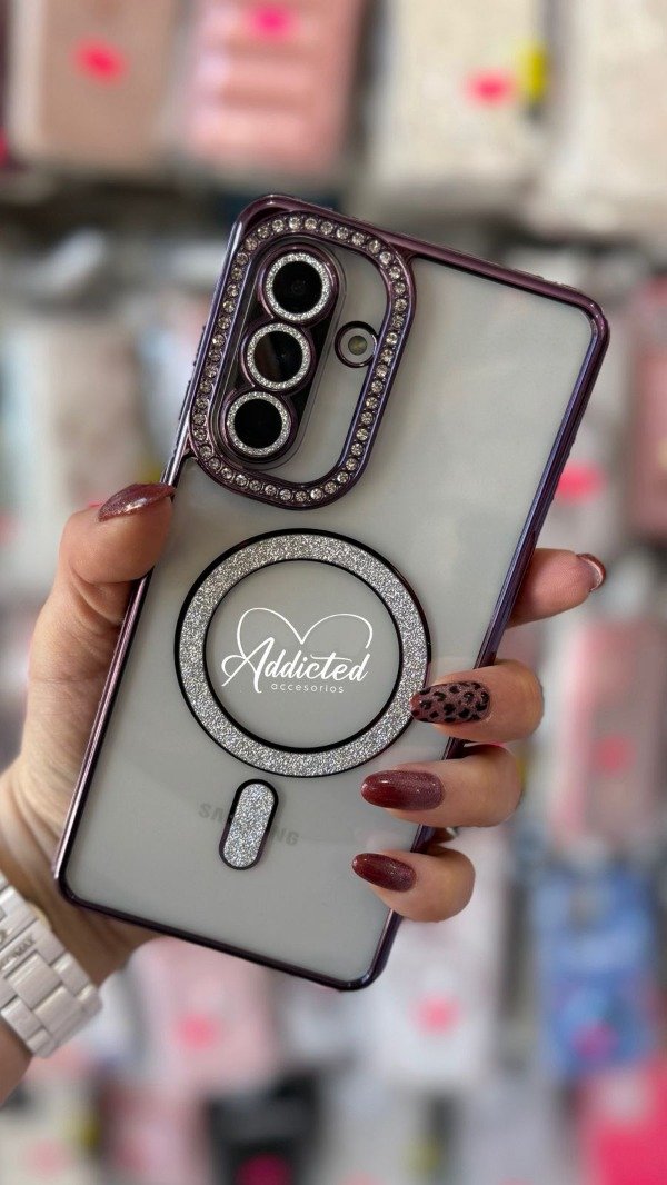 Producto - Case Magsafe brillo violeta