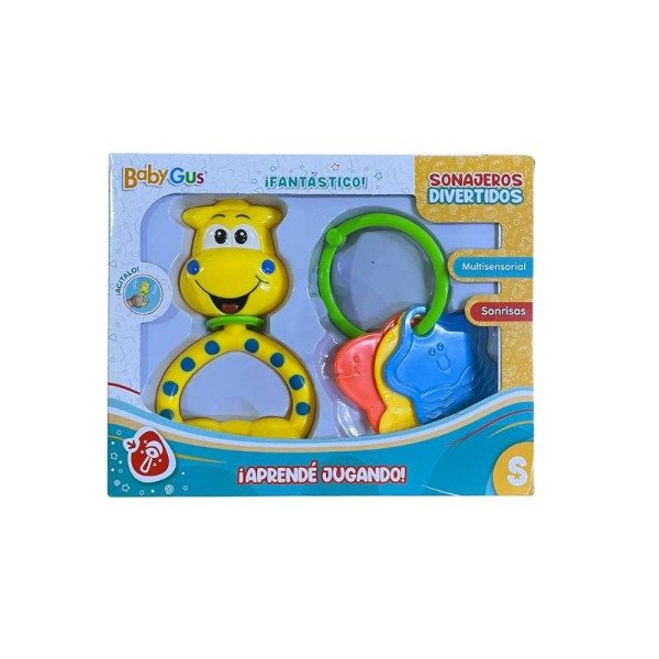 Producto - 51385 - Set de 2 sonajeros jirafa - 2