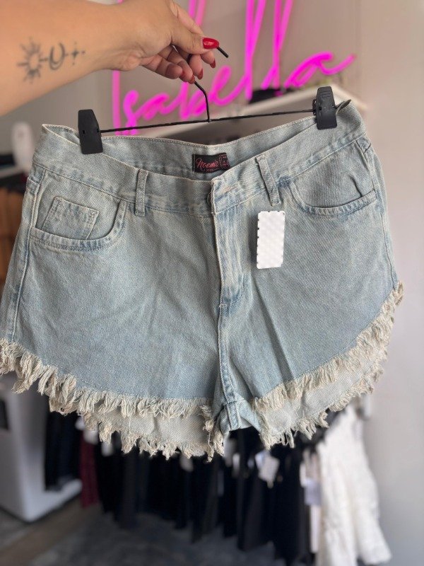 Producto - Short playero Celeste oxido