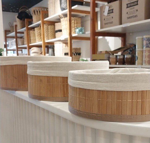 Producto - CESTO CIRCULAR DE BAMBU