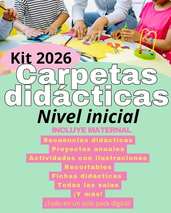 Producto - Kit Carpetas didácticas Nivel Inicial