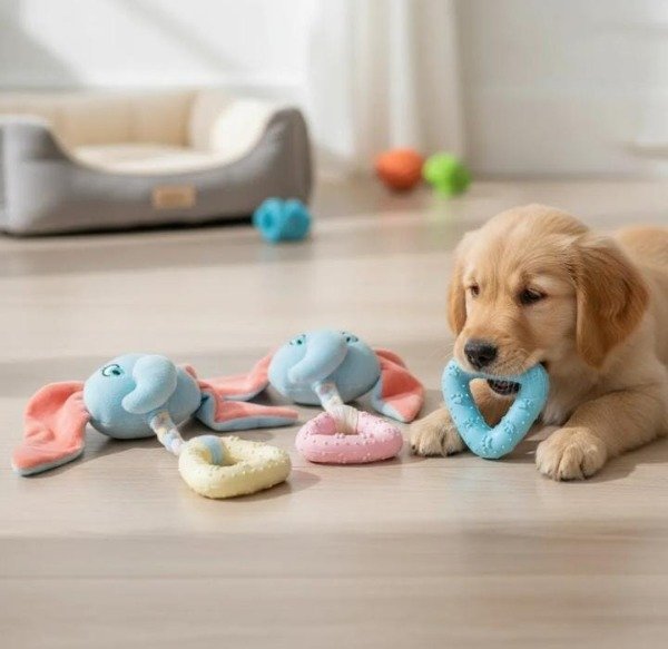 Producto - Juguete Para Mascotas Mordillo Aro +elefantecon Soga #210726