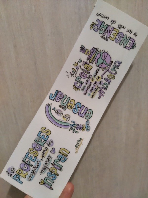 Producto - UV Tiras 8x28cm Día del Maestro #7