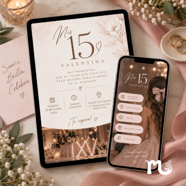 Producto - Invitacion estilo web