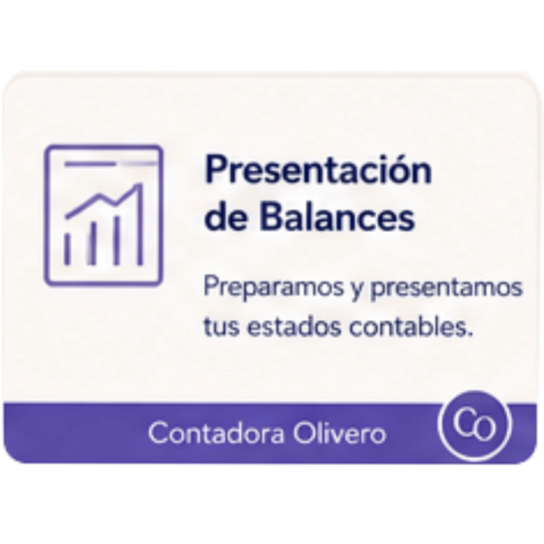 Producto - PRESENTACIÓN DE BALANCES