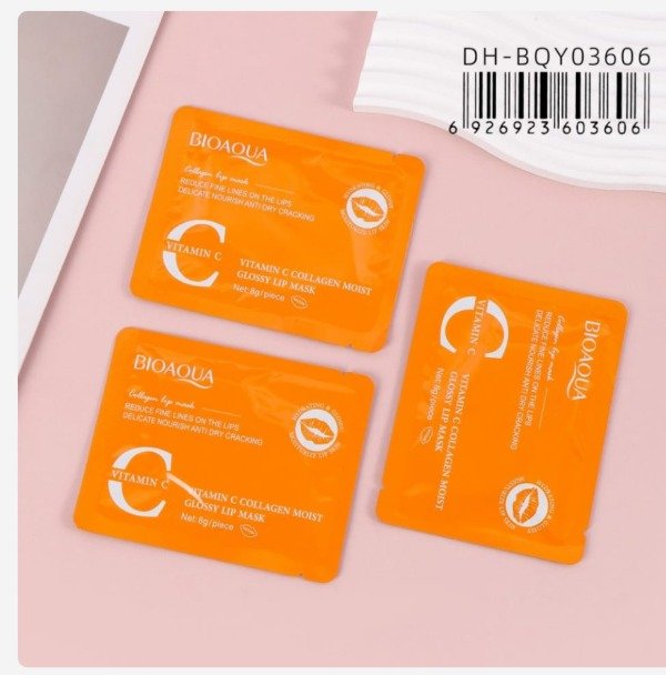 Producto - Mascarilla Hidratante para Labios con vitamina C y Colágeno(Parche 8g)