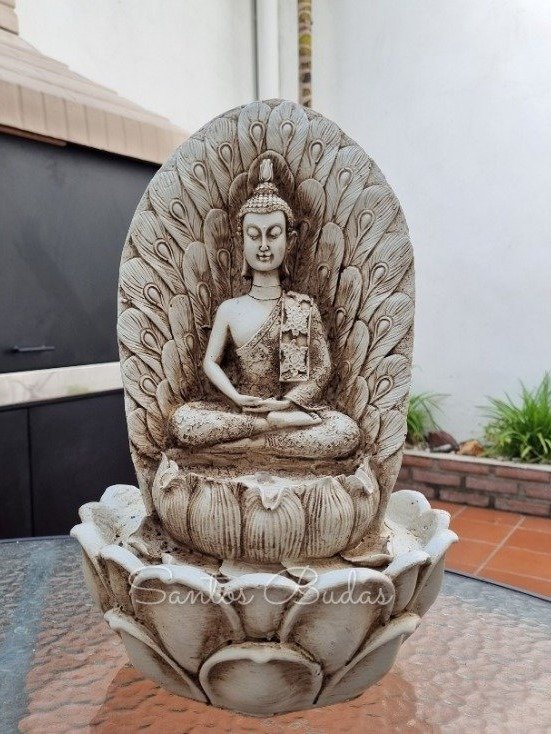 Producto - FUENTE DE AGUA BUDA MEDITANDO 45CM