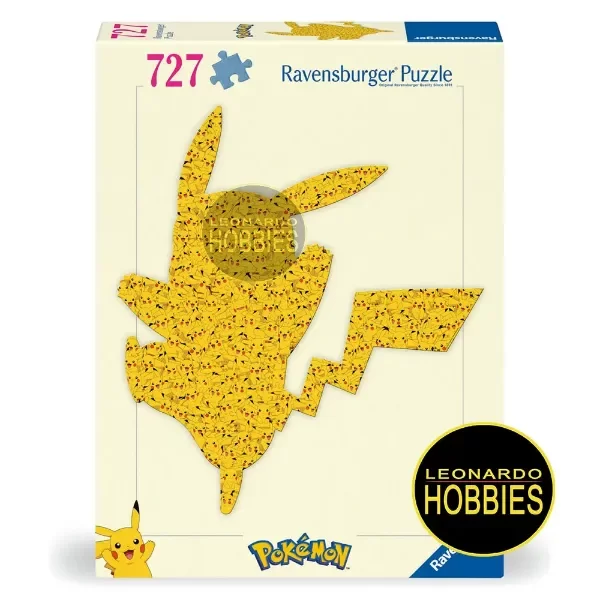 Producto - Silueta de Pikachu, Pokémon 727 Piezas Ravensburger 12001212