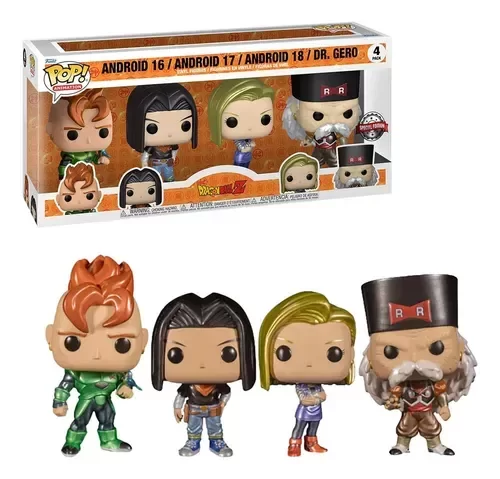 Producto - Funko Pop Original Pack Androides x4 SPECIAL EDITION