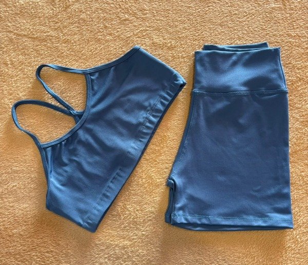 Producto - Calza corta lycra AZUL indigoo - 1