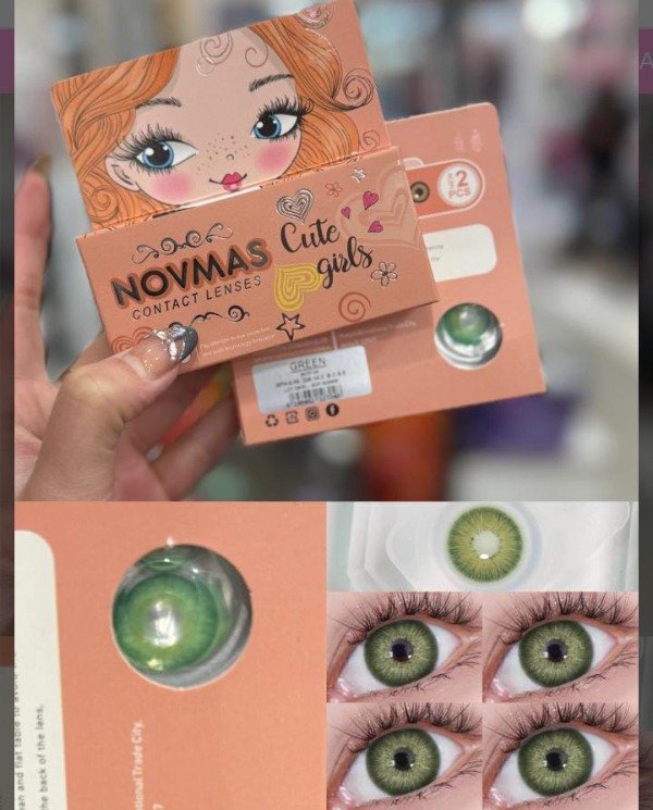 Producto - Lentes de contacto GREEN natural halloween