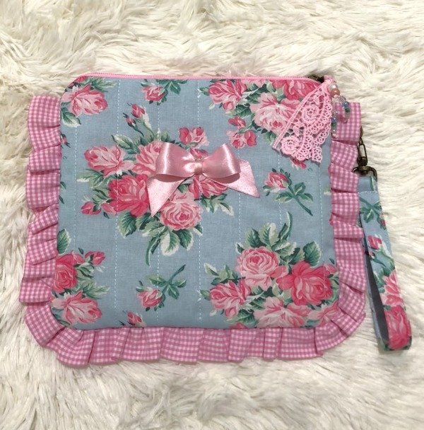 Producto - Neceser Clutch Romántico/Coquette "PARÍS"