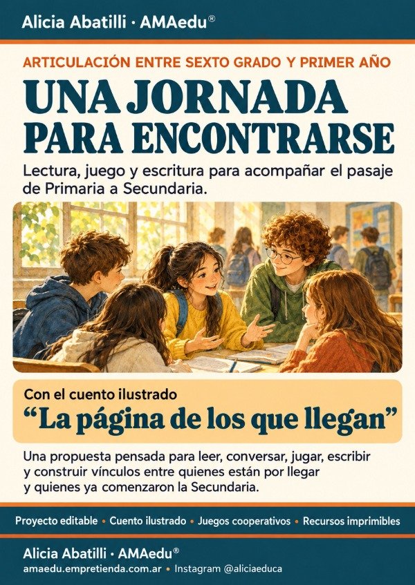 Producto - Proyecto y Jornada de Articulación Primaria-Secundaria (Sexto y Primer Año) - 3