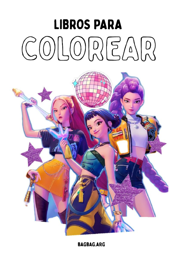 Producto - PDF IMPRIMIBLE A5 GUERRERAS K POP