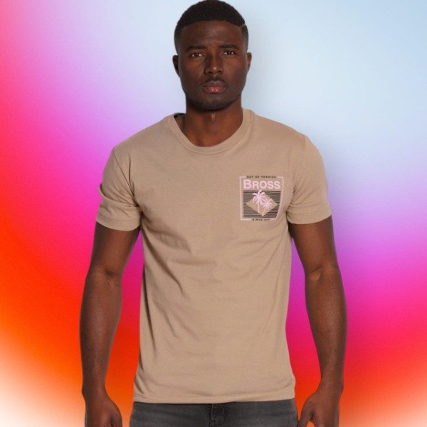 Producto - Remera M/C Est. Bross Palmeras