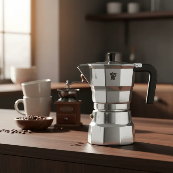 Producto - Cafetera Italiana Pezzetti Solidexpress Aluminio 1 Taza