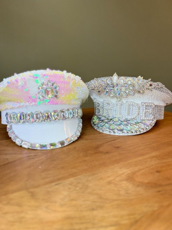 Producto - Gorro premium "BRIDE" gemas iris - 1