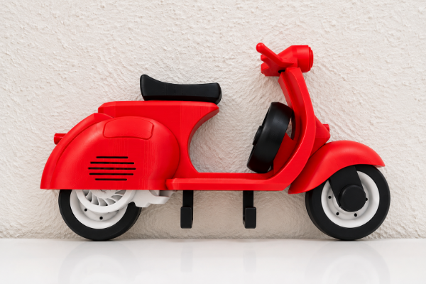 Producto - Porta Llaves Vespa Moto Scooter Perchero De Pared - 10