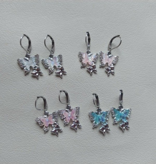 Aros tornasol mariposa