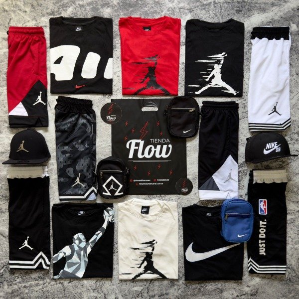 Producto - PROMO X5 prendas a elección (remeras/shorts podes combinar) + MORRAL de REGALO