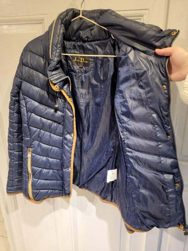 Producto - Campera JUST DESIGN puffer azul Talle L - PRECIO: 100X - 3