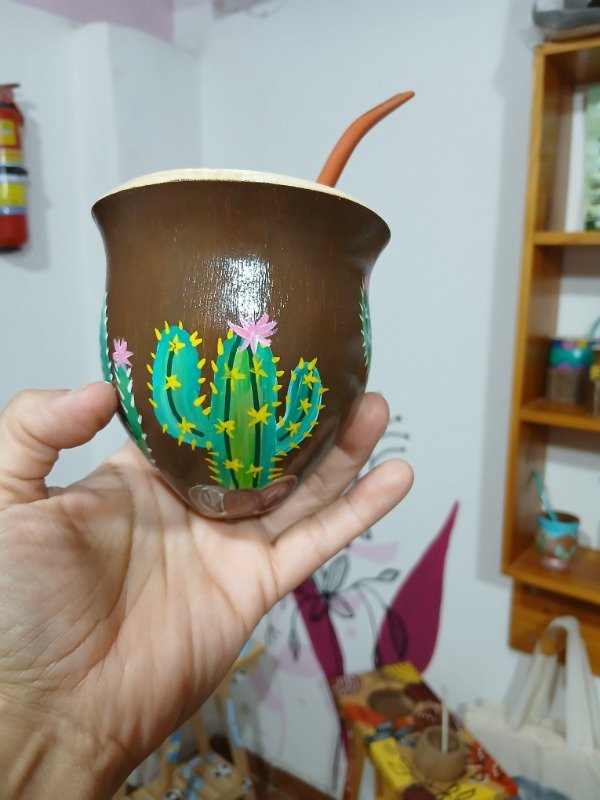 Producto - Mate de calabaza " ESPINAS" - 2