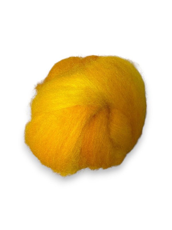 Producto - VELLON DE OVEJA PURA LANA - AMARILLO HUEVO