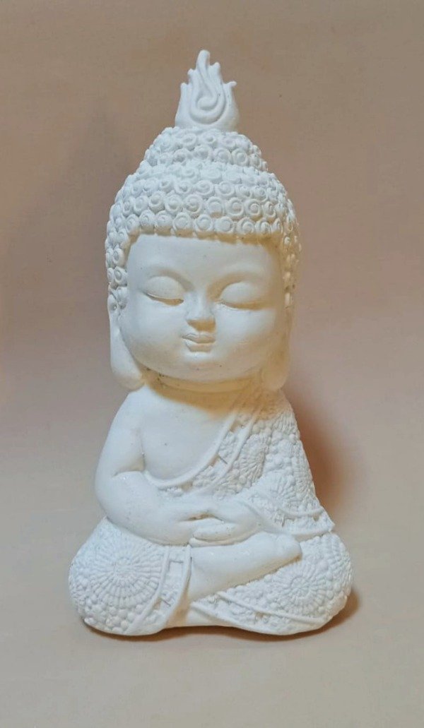 Producto - Buda llama meditando 18 cm. - B38