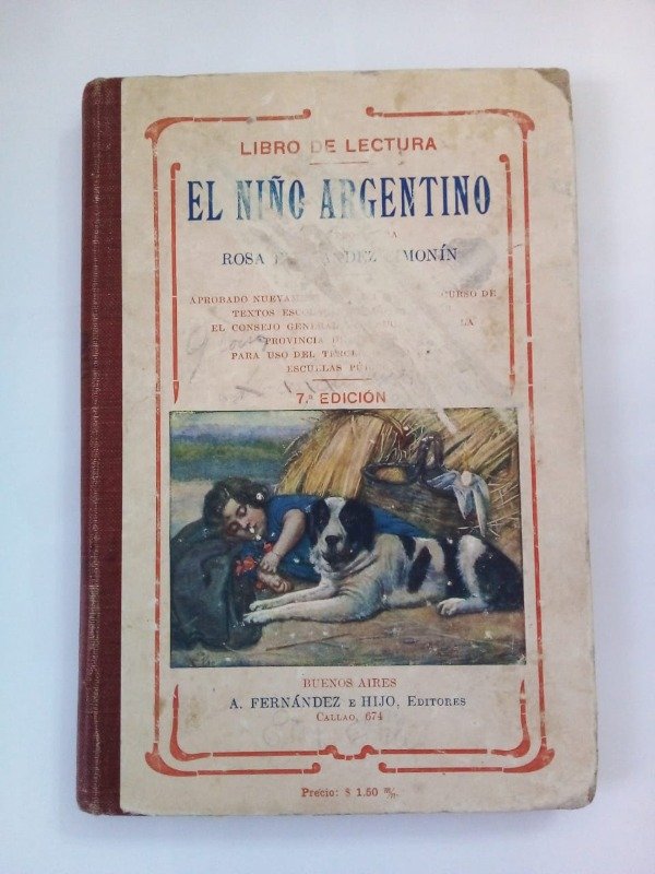 Producto - El niño argentino Libro de lectura - Rosa Fernández Simonín - Tapa dura