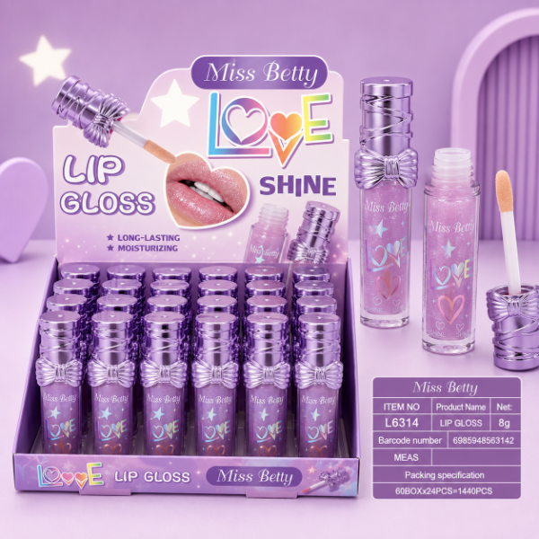 Producto - LABIAL LIP GLOSS LOVE MISS WH-L6314-3