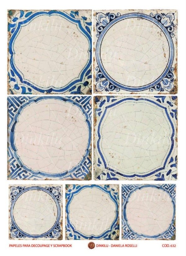Producto - Lámina Decoupage A4 cód.632