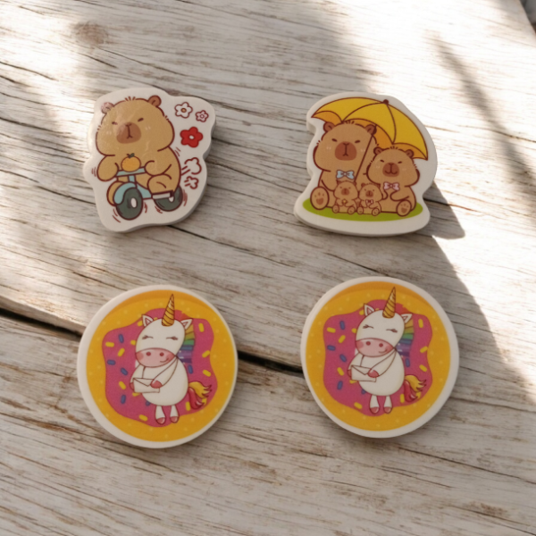 Producto - Goma de borrar Capibara y unicornio