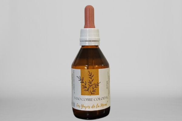 Producto - Nano Cobre Coloidal 30 ppm, frasco gotero de 60 ml. - 1