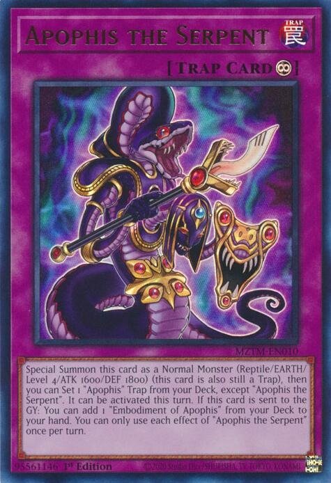 Producto - Apophis The Serpent MZTM-EN010 (ULTRA RARE)